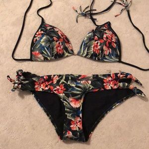 Hollister floral swimsuit